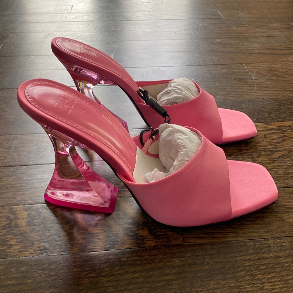 Zara pink heels